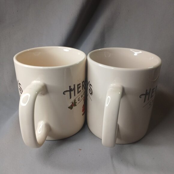 Hershey's Chocolate 24oz XL 2 Oversized Coffee Mug Christmas & Hearts Galerie - Picture 2 of 11